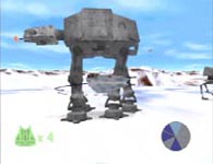 une photo d'Ã©cran de Star Wars - Shadows of the Empire sur Nintendo 64